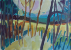 2004, Gouache on paper 25x35cm