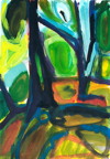 2002, Gouache on paper 35x25cm